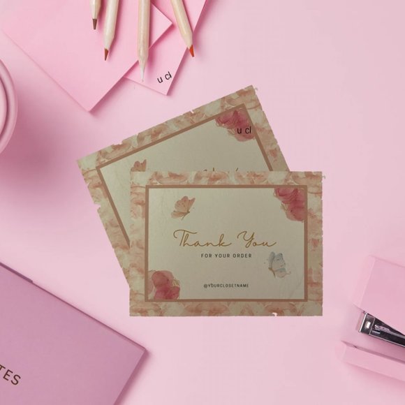 100 Thank You For Your Order Seller Card, Thank You Card, Packaging Inse… - Picture 3 of 11